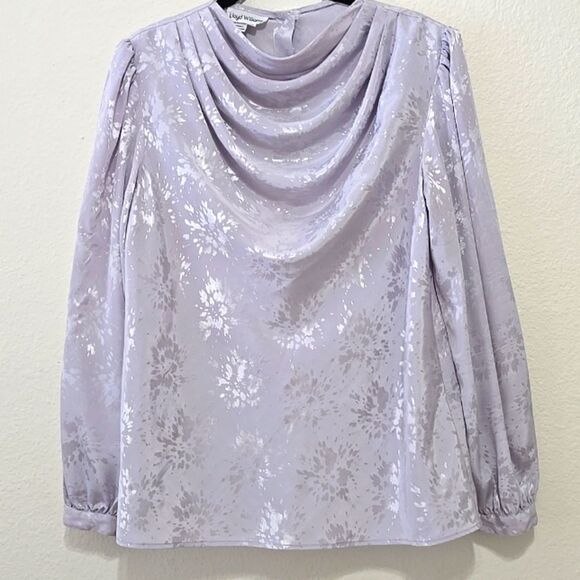 Lloyd Williams Vintage Gray Blouse 10 - Picture 1 of 7